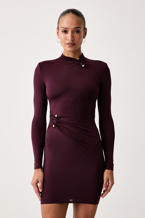 Marciano by Guess Rochie EZME burgundia simplă G6BK20 K6523