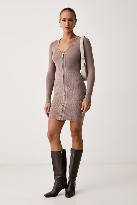 Marciano by Guess Sukienka z wiskozą NALIYA różowa G6BK09 Z1547