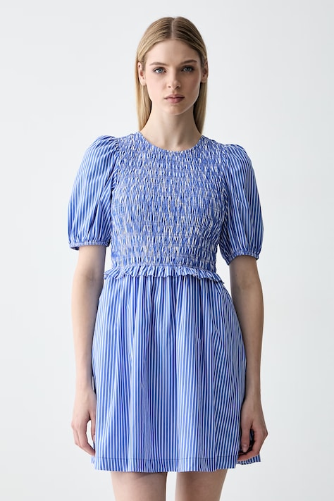 Tommy Jeans letné šaty bavlnené modré DW0DW23114