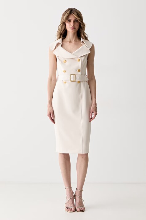 Marciano by Guess рокля тип сако JASMINE бежова G6YK53 W3645