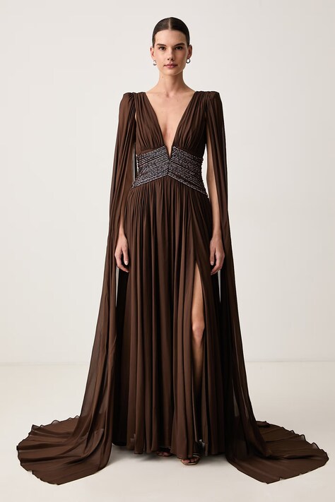 Marciano by Guess Рокля от вискоза ALISHA кафява G6YK49 W3527