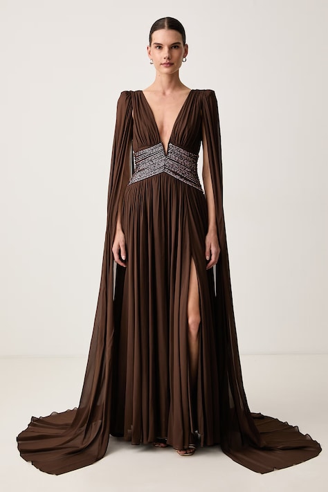 Marciano by Guess Рокля от вискоза ALISHA кафява G6YK49 W3527