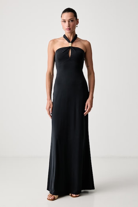 Marciano by Guess halter haljina s modalom SORAYA crna bez uzorka G6YK48 K4912