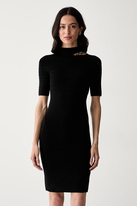 Marciano by Guess vestito con viscosa KAEDA nero G6YK28 Z1059