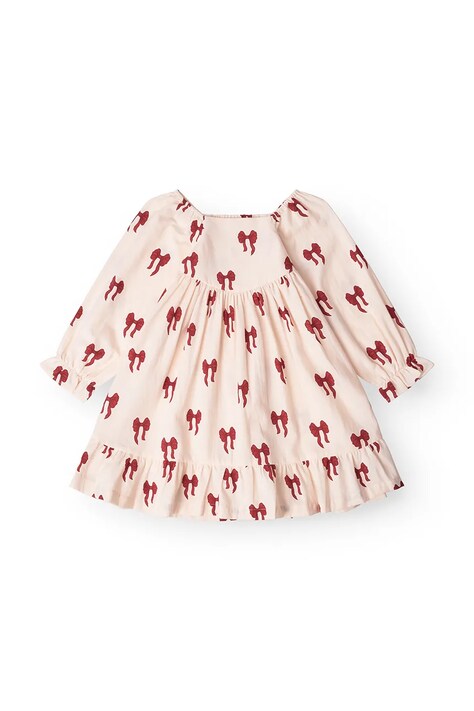 That's mine Sukienka rozkloszowana bawełniana Sarah dress beżowa świąteczna 173628
