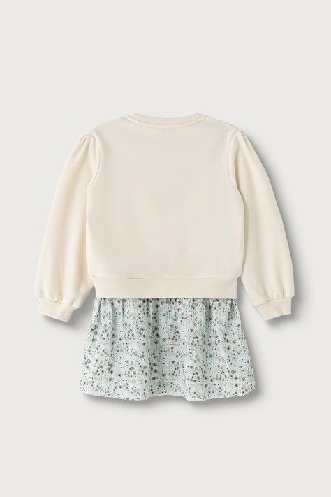 United Colors of Benetton Sukienka z bawełną beżowa 3XVUGV02V