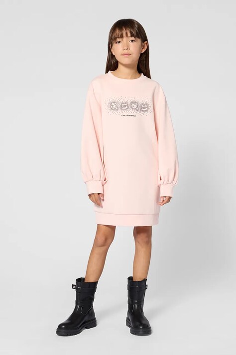 Karl Lagerfeld Haljina roza s tiskom Z31335