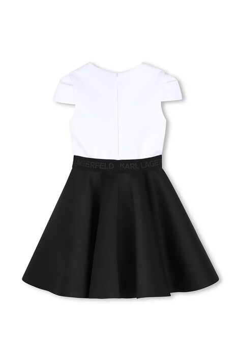 Karl Lagerfeld сукня babydoll — AW26-SUGZOM, чорний — фото 3