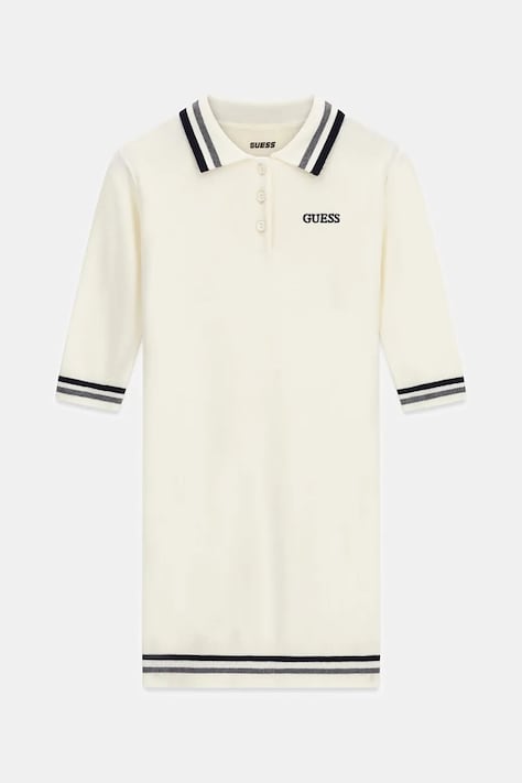 Guess Sukienka sweterkowa z wiskozą beżowa J6BK26 Z1798