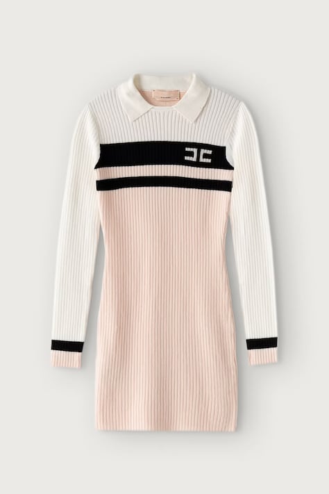 Elisabetta Franchi Haljina s viskozom narančasta EFAB680.C.FL040