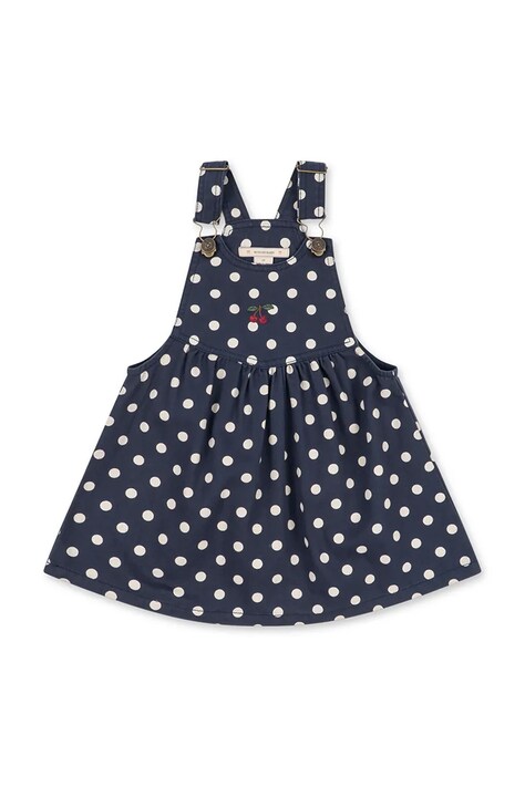 Konges Sløjd Сукня бавовняна NOLA SPENCER DRESS GOTS темно-синя горох KS106190