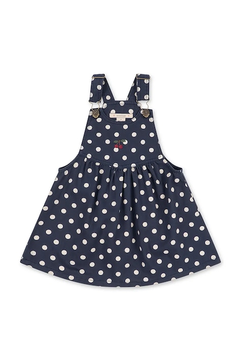 Konges Sløjd Сукня бавовняна NOLA SPENCER DRESS GOTS темно-синя горох KS106190