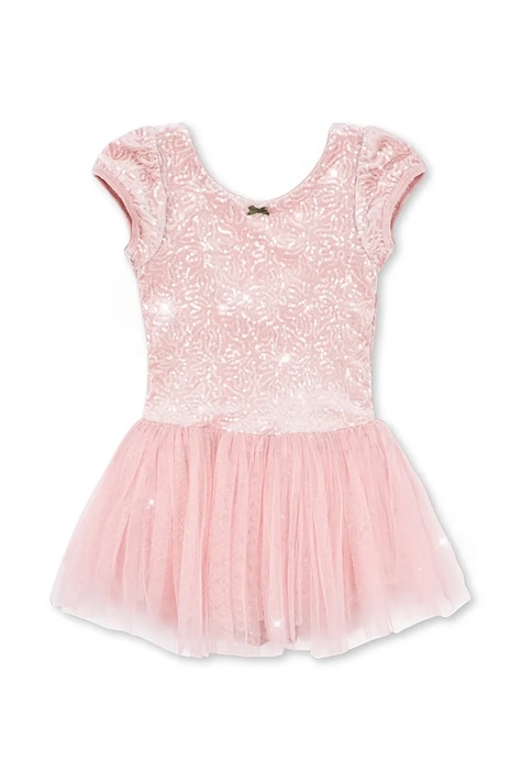 Konges Sløjd Φόρεμα BALLERINA DRESS ροζ με διάτρητα στοιχεία KS107390