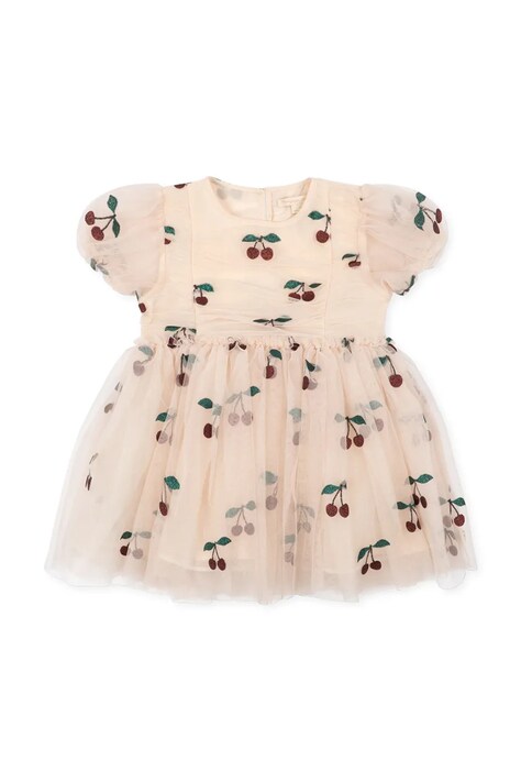 Konges Sløjd Šaty TULLIE DRESS GRS béžové KS106301
