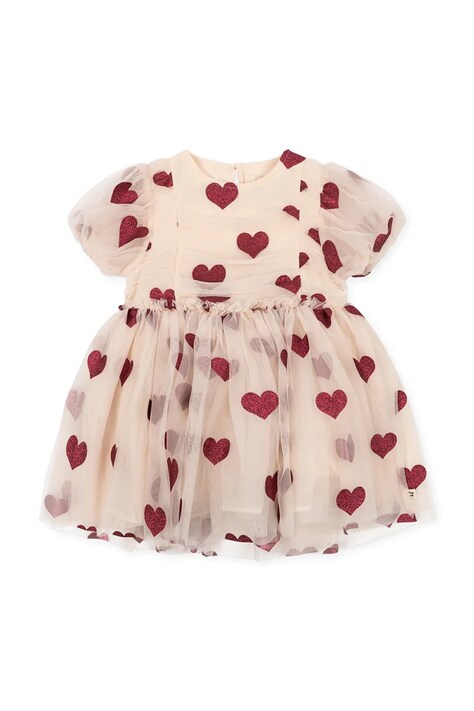 Konges Sløjd Sukienka TULLIE DRESS GRS beżowa KS106301