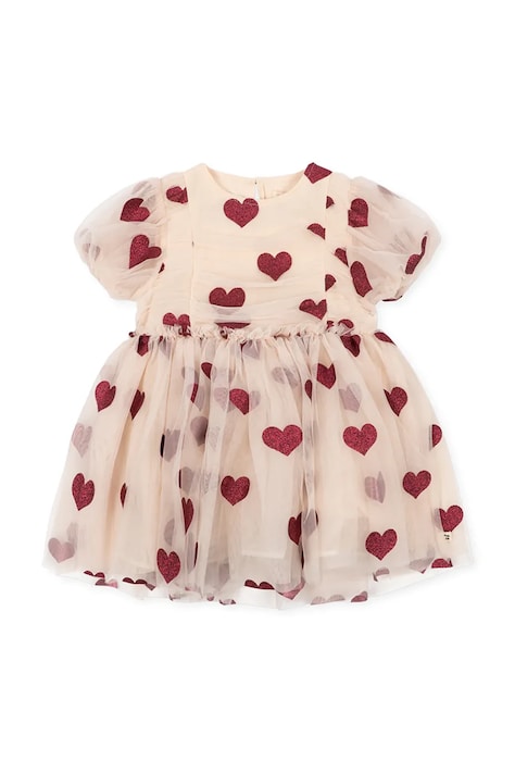 Konges Sløjd Sukienka TULLIE DRESS GRS beżowa KS106301