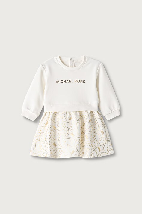 Michael Kors Bavlnený s elastanom biely s potlačou R30658
