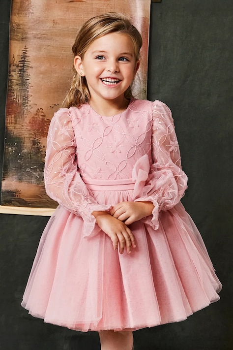 Abel&Lula Rochie evazată roz 5536