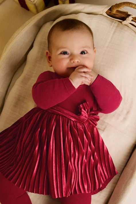 Mayoral Newborn Сукня бавовняна червона клітинка 2813
