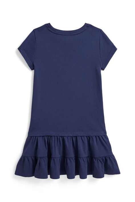 Polo Ralph Lauren poletna obleka bombažna mornarsko modra 312B20040001