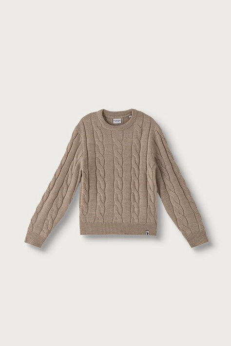 U.S. Polo Assn. Sweter dziecięcy beżowy USP4455