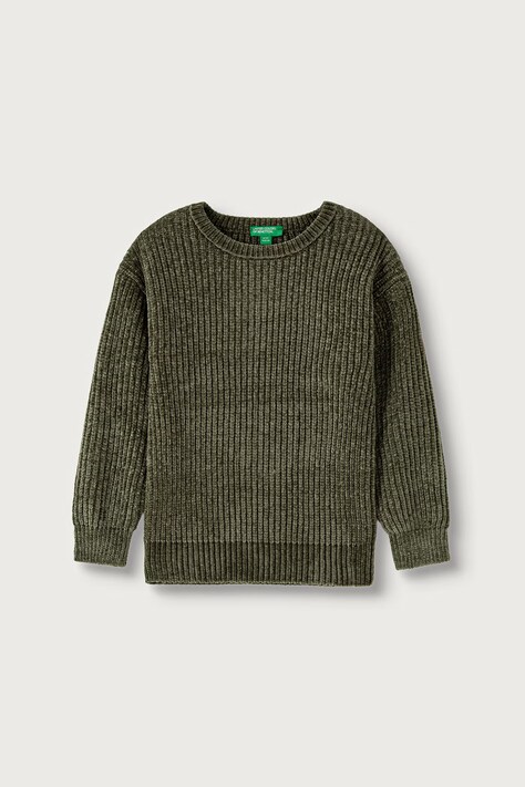 United Colors of Benetton Sweter dziecięcy zielony 117KG101C