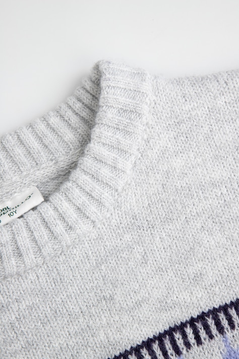 Coccodrillo Sweter dziecięcy szary WINTER ADVENTURE BOY JUNIOR