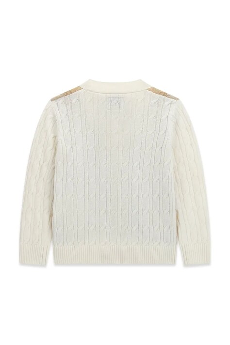 Guess Kardigan dziecięcy z dodatkiem wełny beżowy N6BR05 Z1395