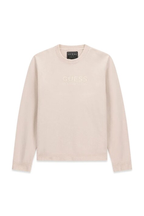 Guess Sweter dziecięcy z wiskozą biały L6BR05 Z1495