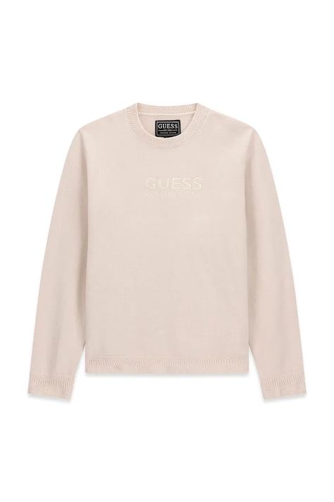 Guess Sweter dziecięcy z wiskozą biały L6BR05 Z1495