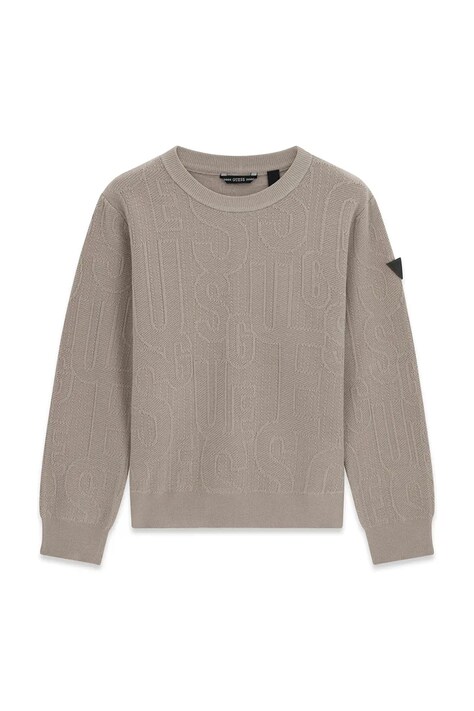 Guess Sweter dziecięcy z wiskozy szary L6BR04 Z1590