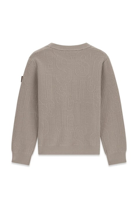 Guess Sweter dziecięcy z wiskozy szary L6BR04 Z1590