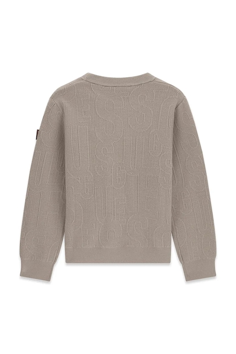 Guess Sweter dziecięcy z wiskozy szary L6BR04 Z1590