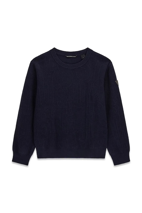 Guess Sweter dziecięcy z wiskozą granatowy L6BR04 Z1590