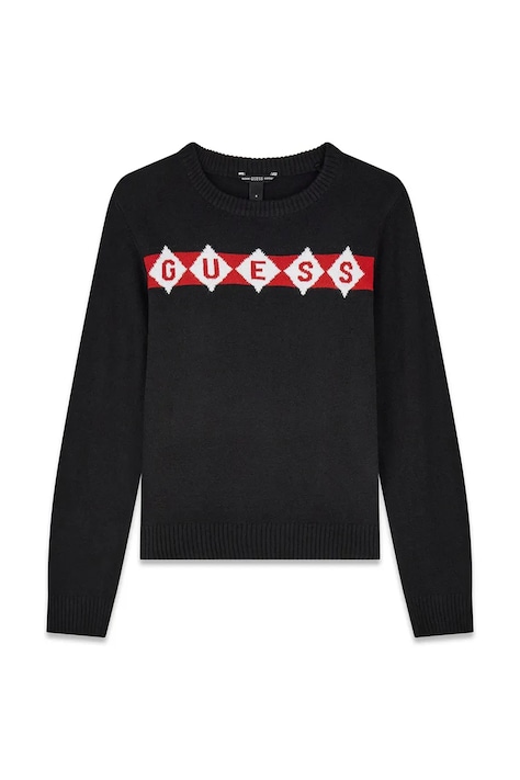 Guess Sweter dziecięcy czarny L6BR02 Z1493