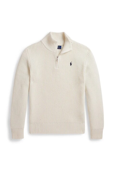 Polo Ralph Lauren pulover za djecu od pamuka bež 323B26119003