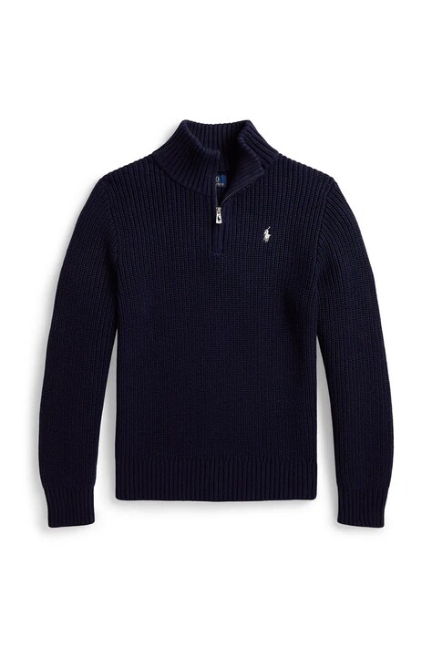Polo Ralph Lauren sveter detský bavlnený tmavomodrý 323B26119002