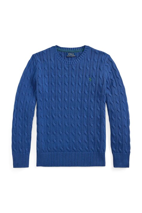 Polo Ralph Lauren светр дитячий бавовняний — AW26-SWBZY0, блакитний — фото 2