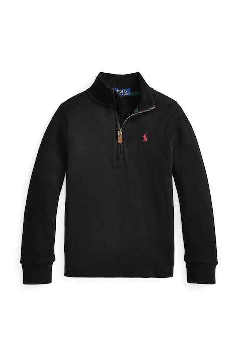 Polo Ralph Lauren Pulover za djecu od pamuka crni 322B28079002