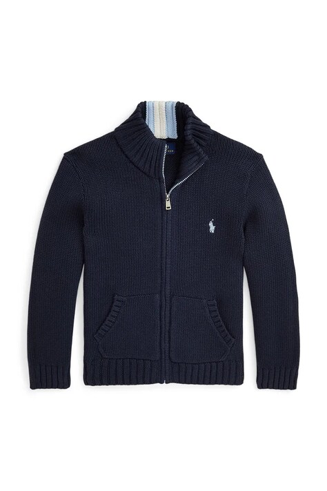 Polo Ralph Lauren Pulover za djecu od pamuka crni 322799411025