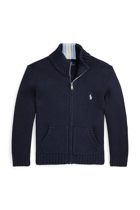 Polo Ralph Lauren Pulover za djecu od pamuka crni 322799411025