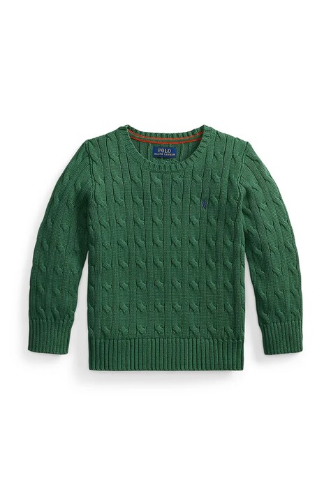 Polo Ralph Lauren pulover otroški bombažen zelen 322702674521