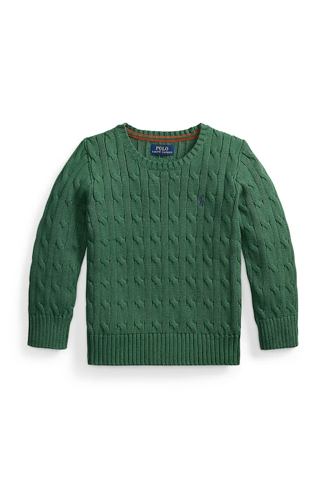 Polo Ralph Lauren pulover otroški bombažen zelen 322702674521