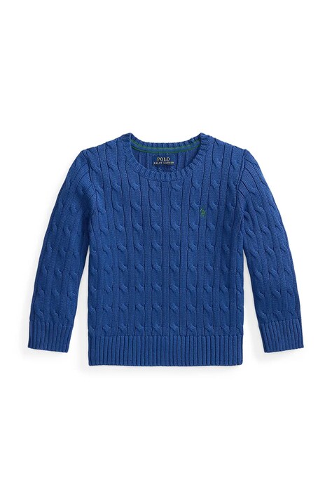 Polo Ralph Lauren pulover otroški bombažen moder 322702674520