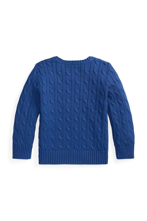 Polo Ralph Lauren светр дитячий бавовняний — AW26-SWBZYC, блакитний — фото 2