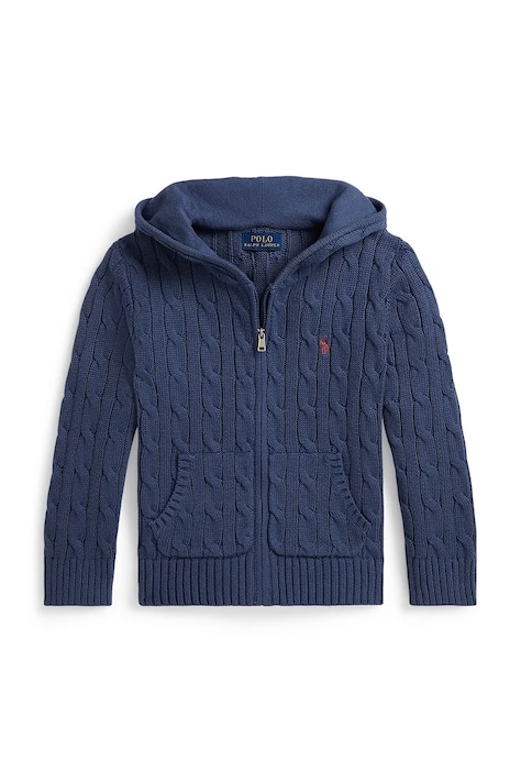 Polo Ralph Lauren kardigan dziecięcy bawełniany granatowy 322951123506