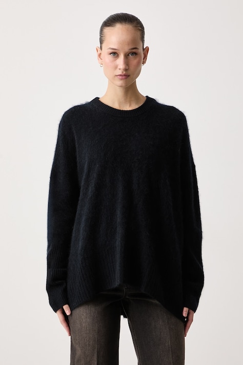 ViCOLO Sweter damski wełniany czarny 2AC2078