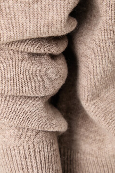 ViCOLO Sweter damski wełniany beżowy 7AC7073
