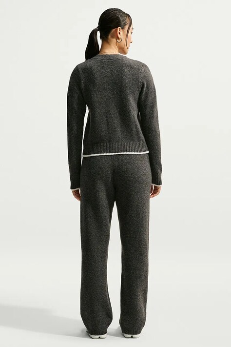 Nike Sportswear Kardigan damski z dodatkiem wełny Chill Knit czarny IM5513.032