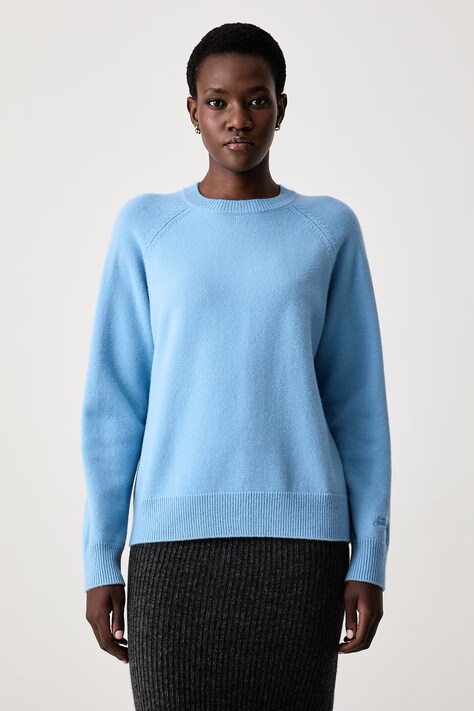 MC2 Saint Barth Sweter damski wełniany niebieski DELP001